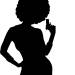 Jo white Silhouette de femme